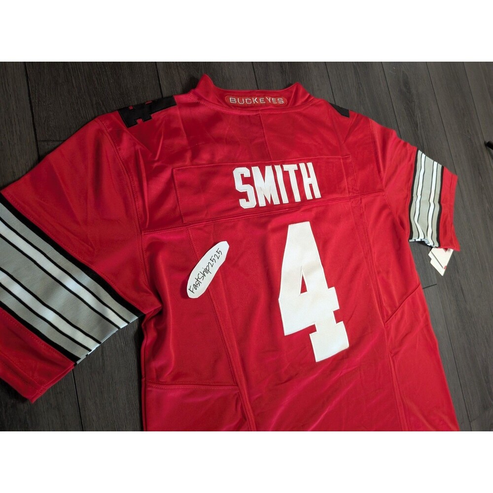🚨 Jeremiah Smith #4 Ohio State Buckeyes Stitched Heritage 🏈 Jersey Men's 2XL - Picture 3 of 5